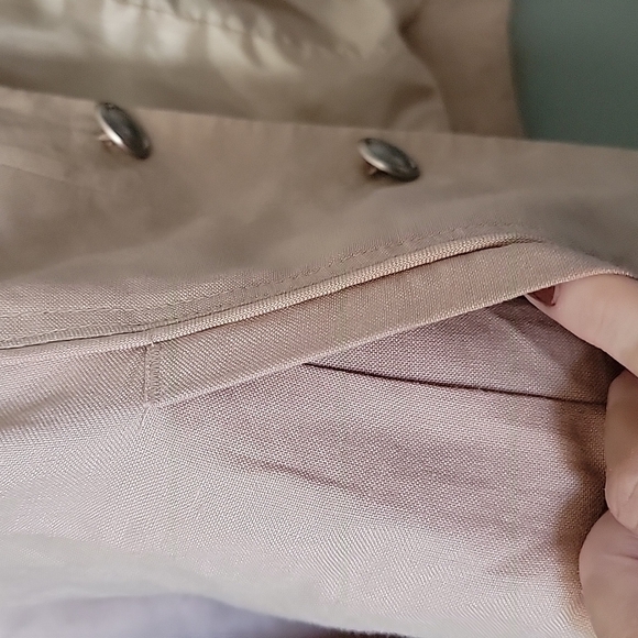 Ashley Stewart Military Officecore 14W NWT linen blend open front blazer - Picture 5 of 7